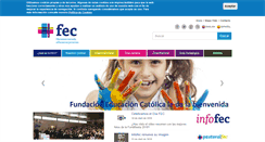 Desktop Screenshot of fundacioneducacioncatolica.com